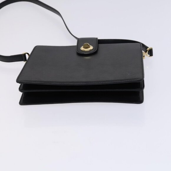 LOUIS VUITTON Epi Capuchin Shoulder Bag Black M52342 LV Auth BD1846 - Picture 6 of 16